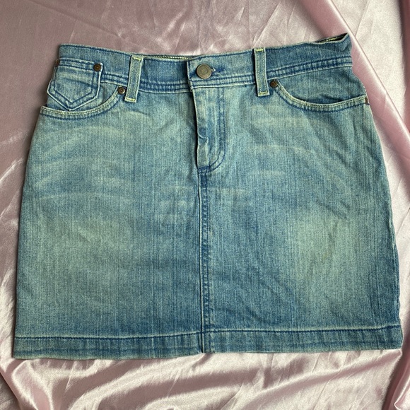 Vintage Dresses & Skirts - Vintage y2k 2000s Low rise Old navy mini skirt size s